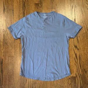 Gray-blue WYR Men's Henley Shirt